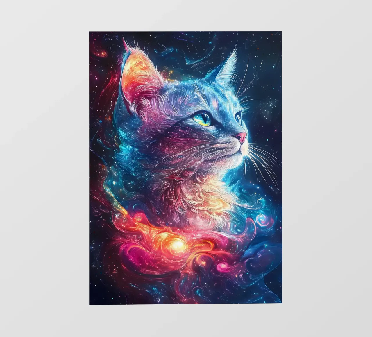 Space Cat Galaxy photo wallpaper by Ginnery