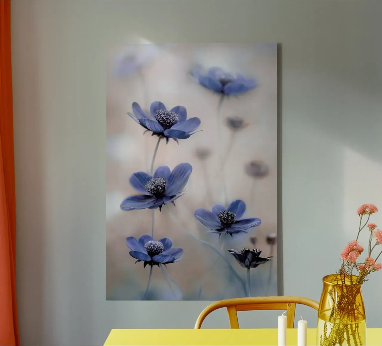 Cosmos blue canvas by Pictufy