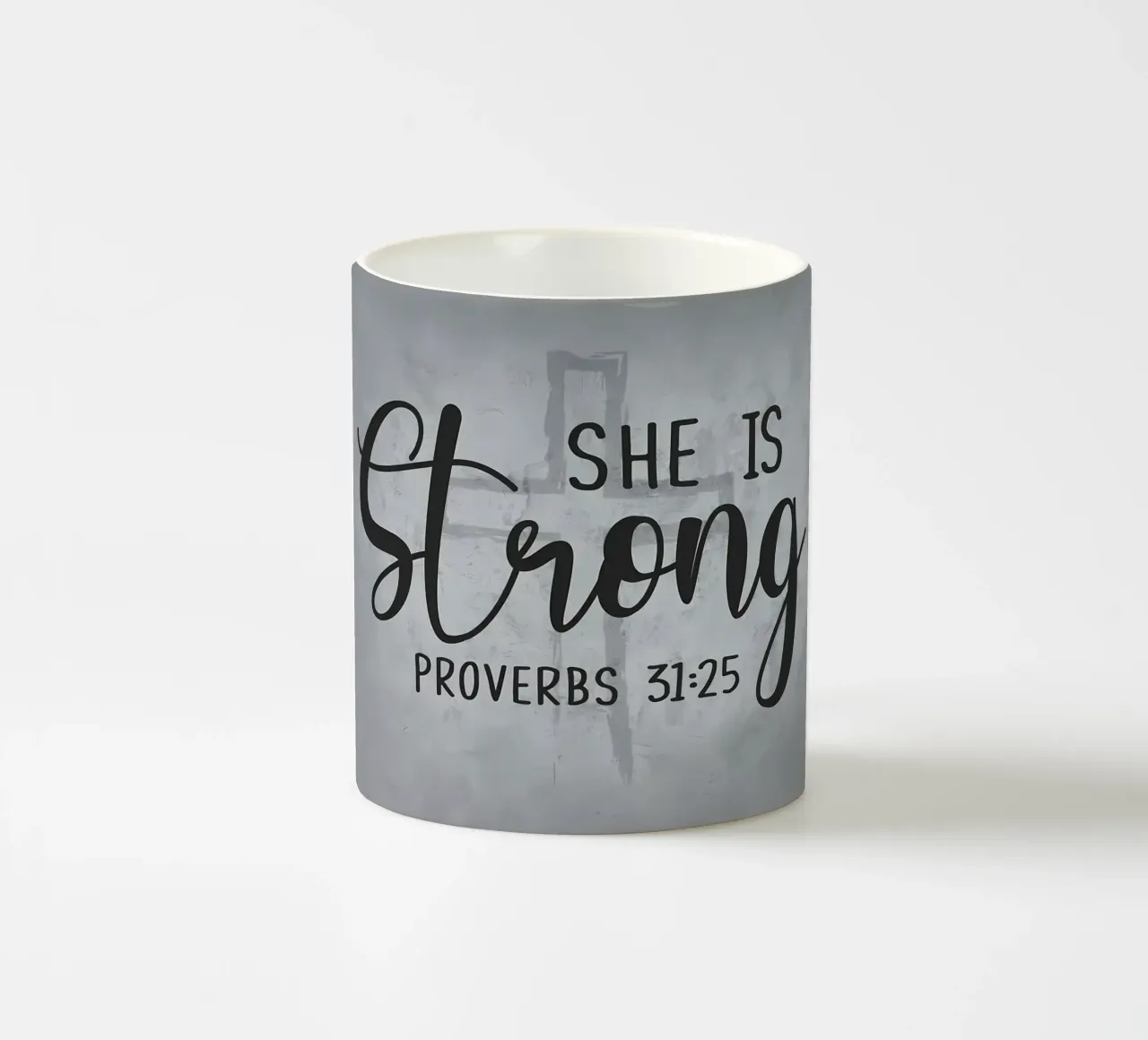 Lei è forte Gesù Cristo tazza in ceramica da Delaplane