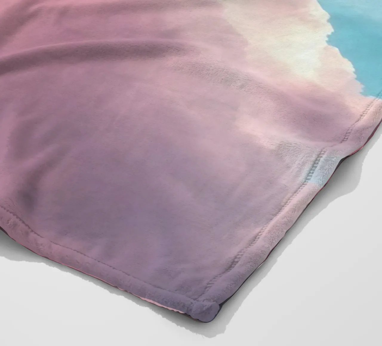 Vibrant cloud formations create a stunning abstract fleece blanket by DesignDoodle