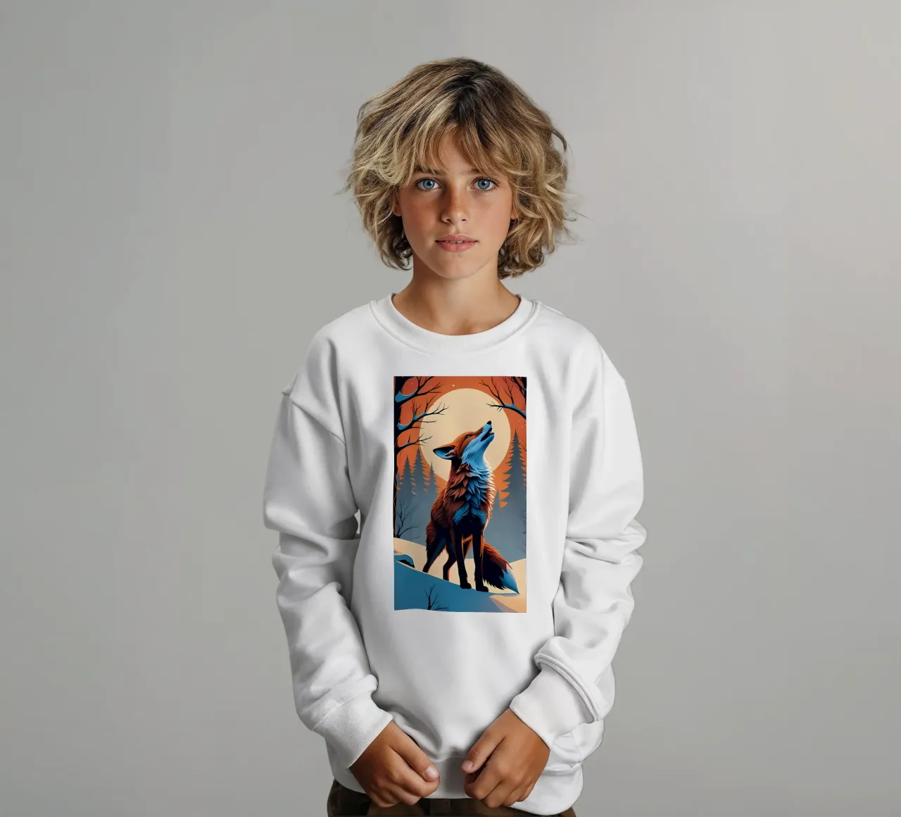 Minimalist Poster 254 kids sweatshirt by Kadynce
