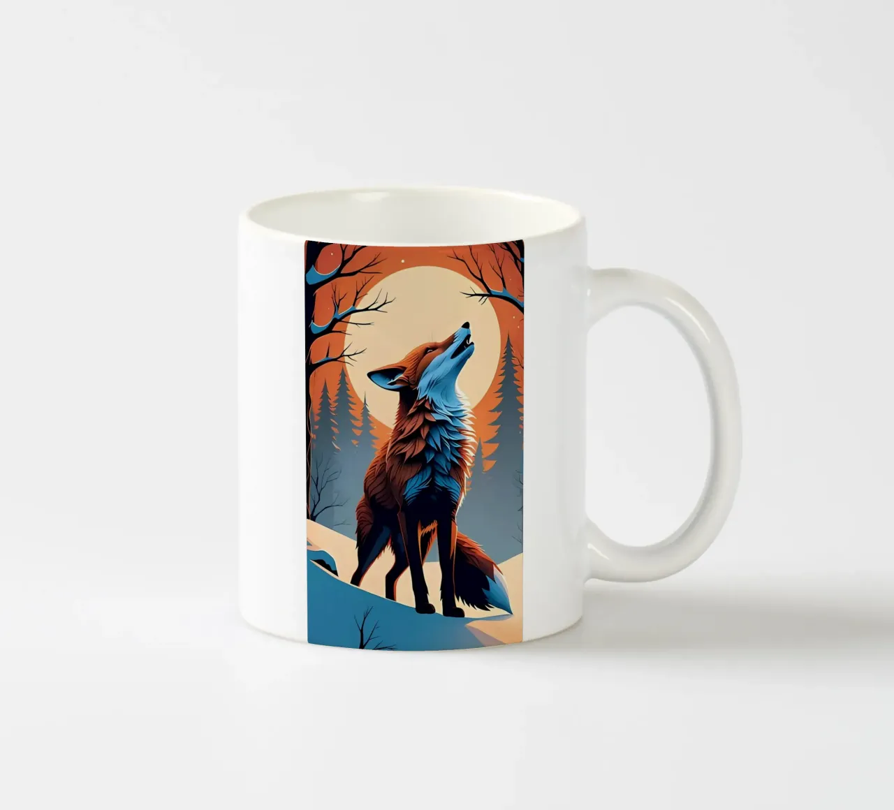 Poster minimalista 254 tazza in ceramica da Kadynce