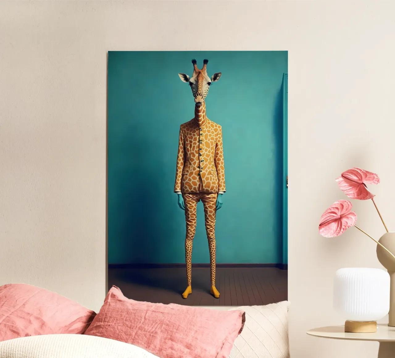Ritratto di giraffa poster da Mikesell