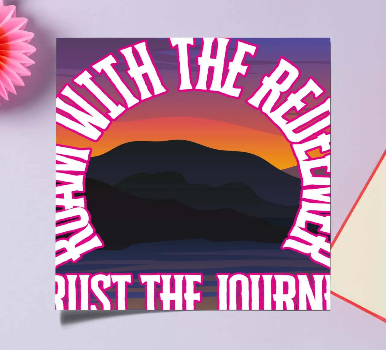 when you roam with the Redeemer, you can trust every step sticker sheet by Lionandlamb