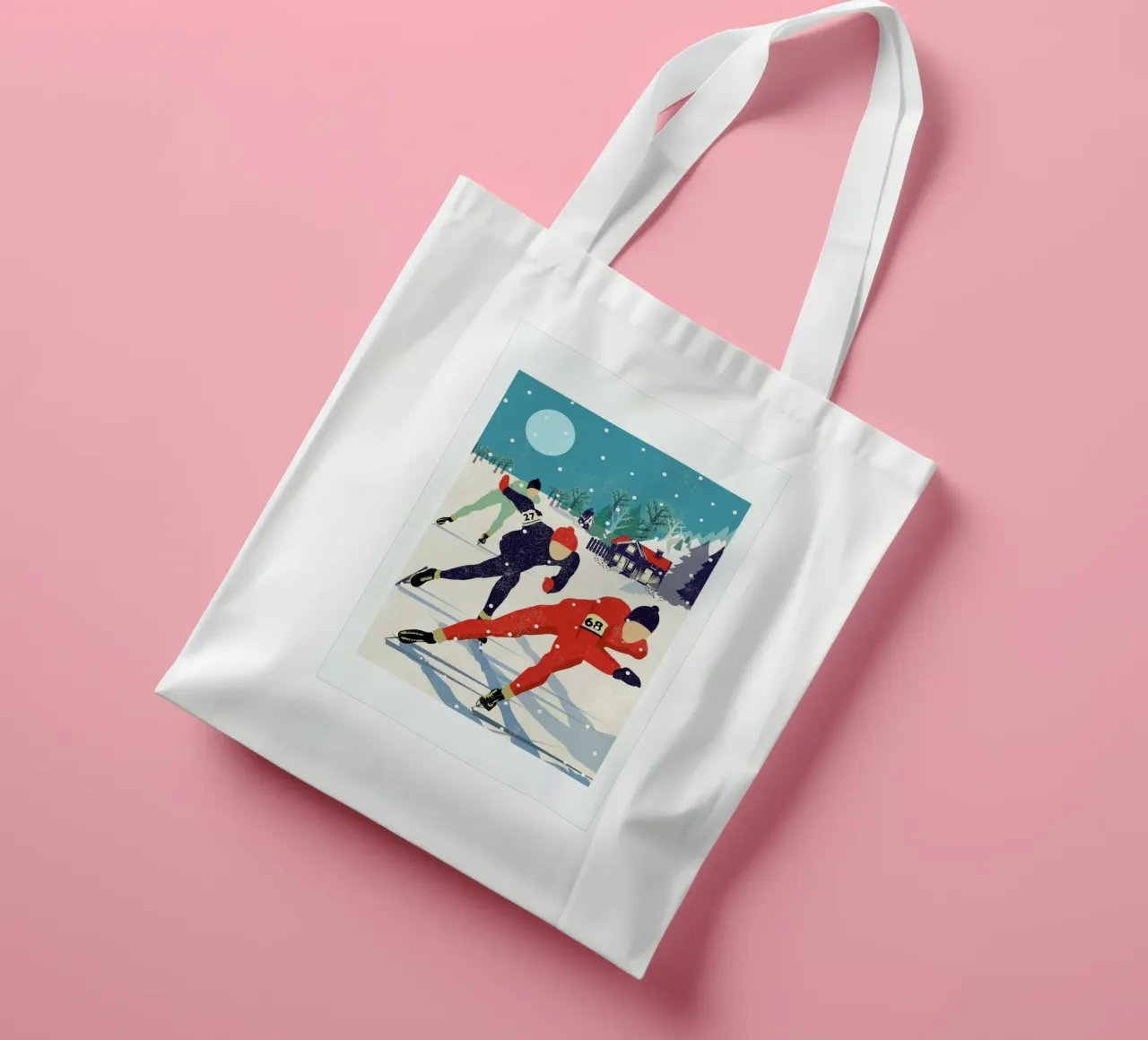 Speed Skaters tote bag by Rocket68