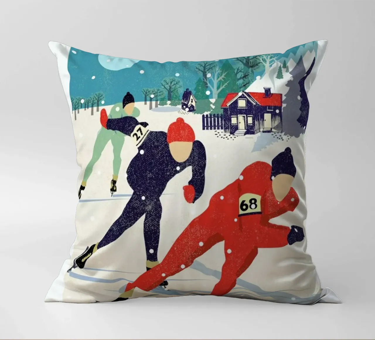 Speed Skaters cuscino da Rocket68