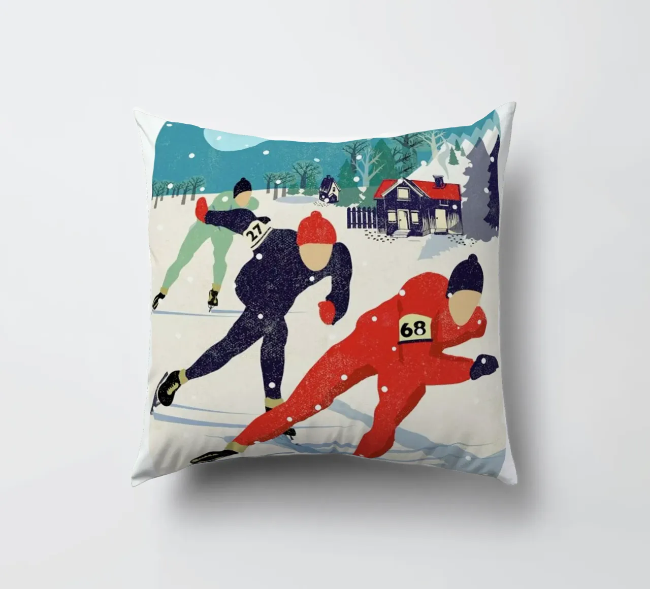 Speed Skaters cuscino da Rocket68