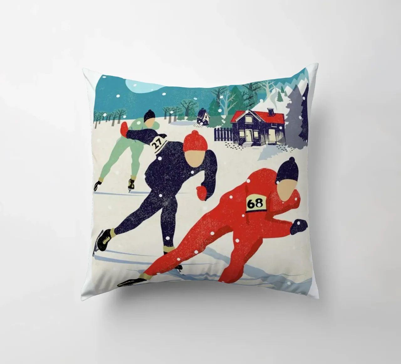 Speed Skaters cuscino da Rocket68