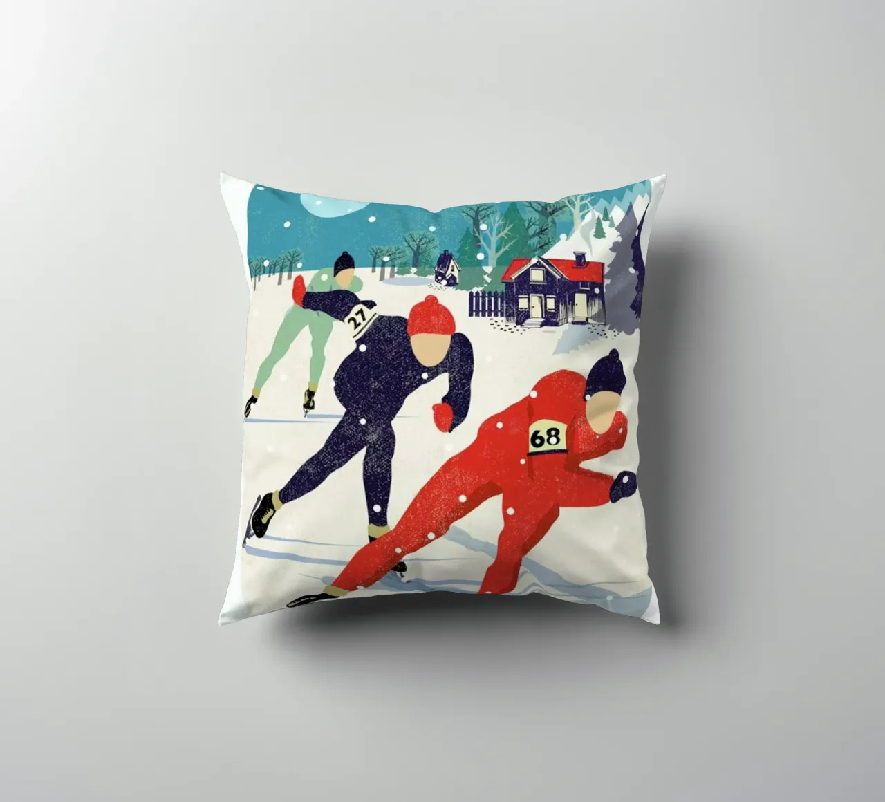 Speed Skaters cuscino da Rocket68