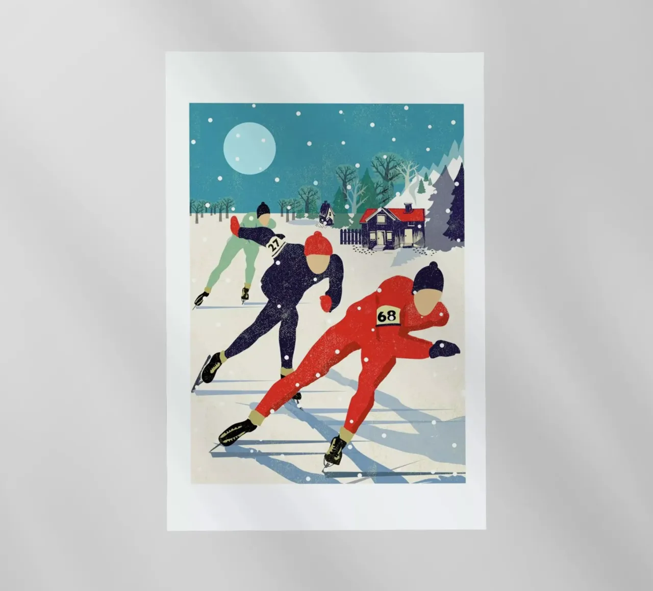 Speed Skaters pellicola backlit da Rocket68