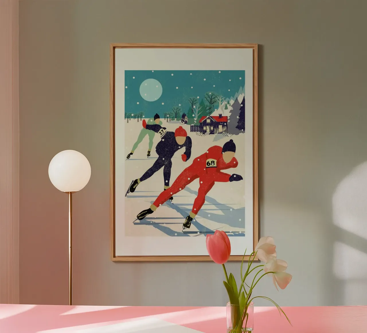 Speed Skaters alluminio dibond da Rocket68