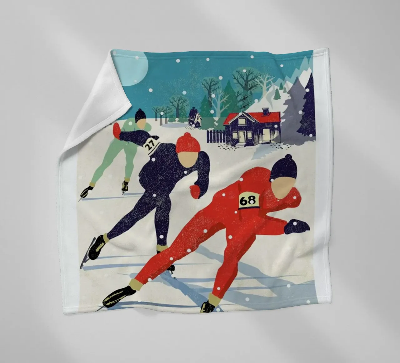 Speed Skaters coperta in pile da Rocket68
