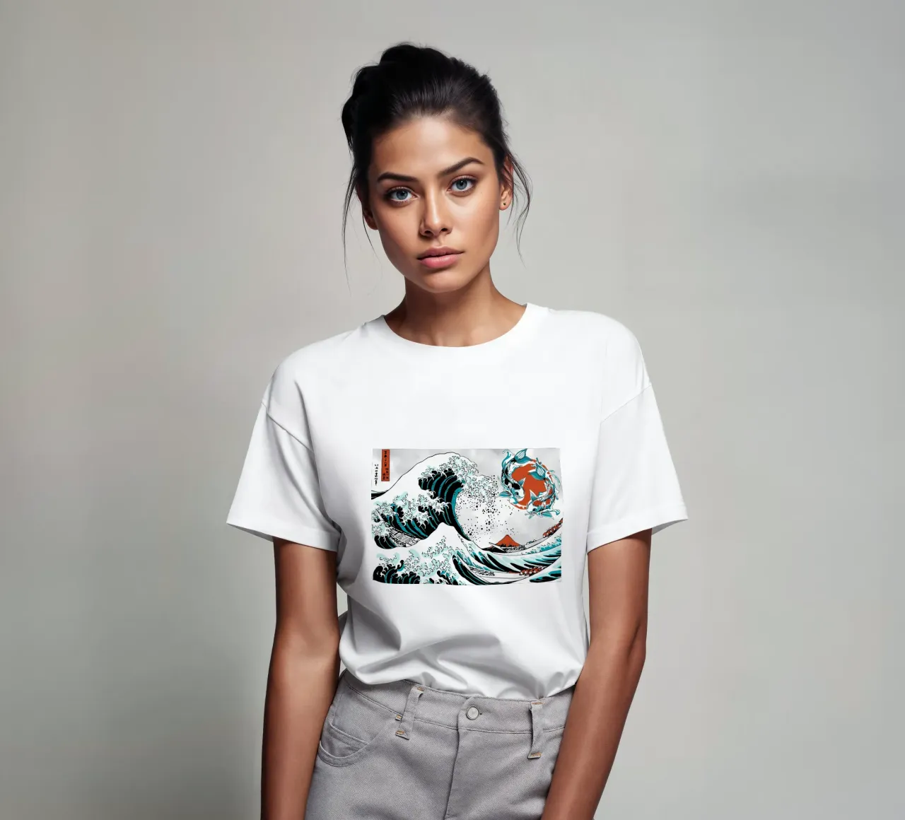 Pesce Koi giapponese Yin Yang t-shirt da Mikesell