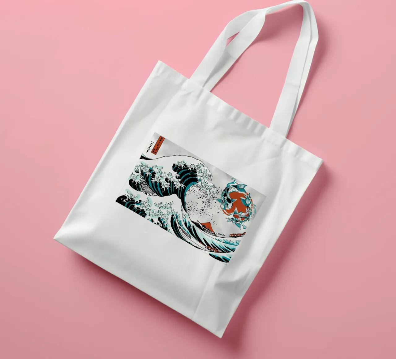 Pesce Koi giapponese Yin Yang borsa in juta da Mikesell