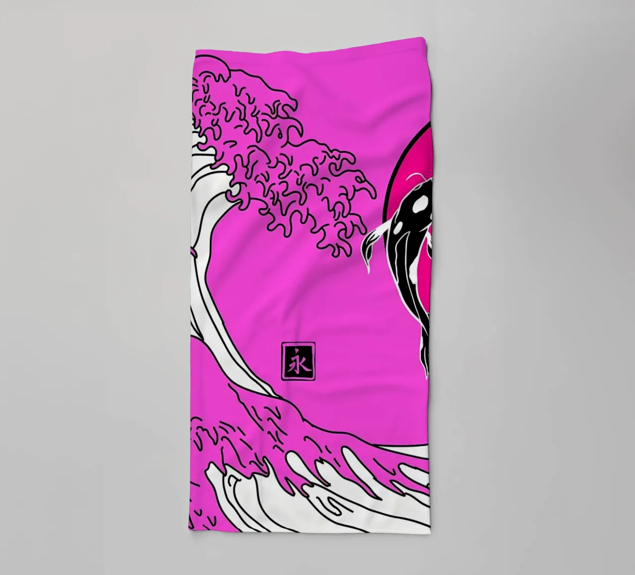 Pesce Koi giapponese Yin Yang asciugamano da bagno da Mikesell