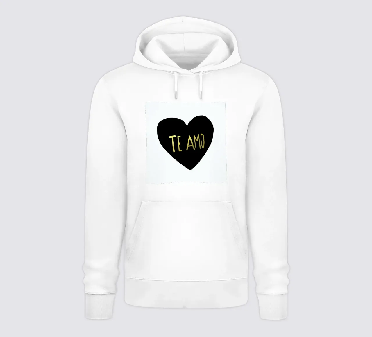 Te amo felpa con cappuccio da Leah Flores