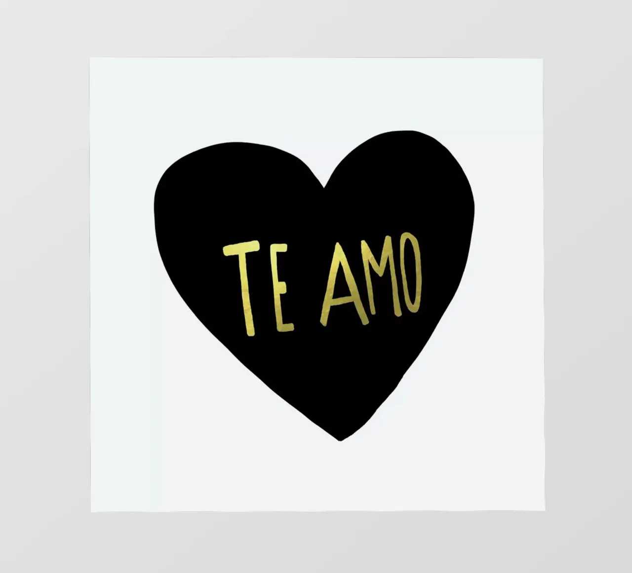 Te amo pellicola backlit da Leah Flores