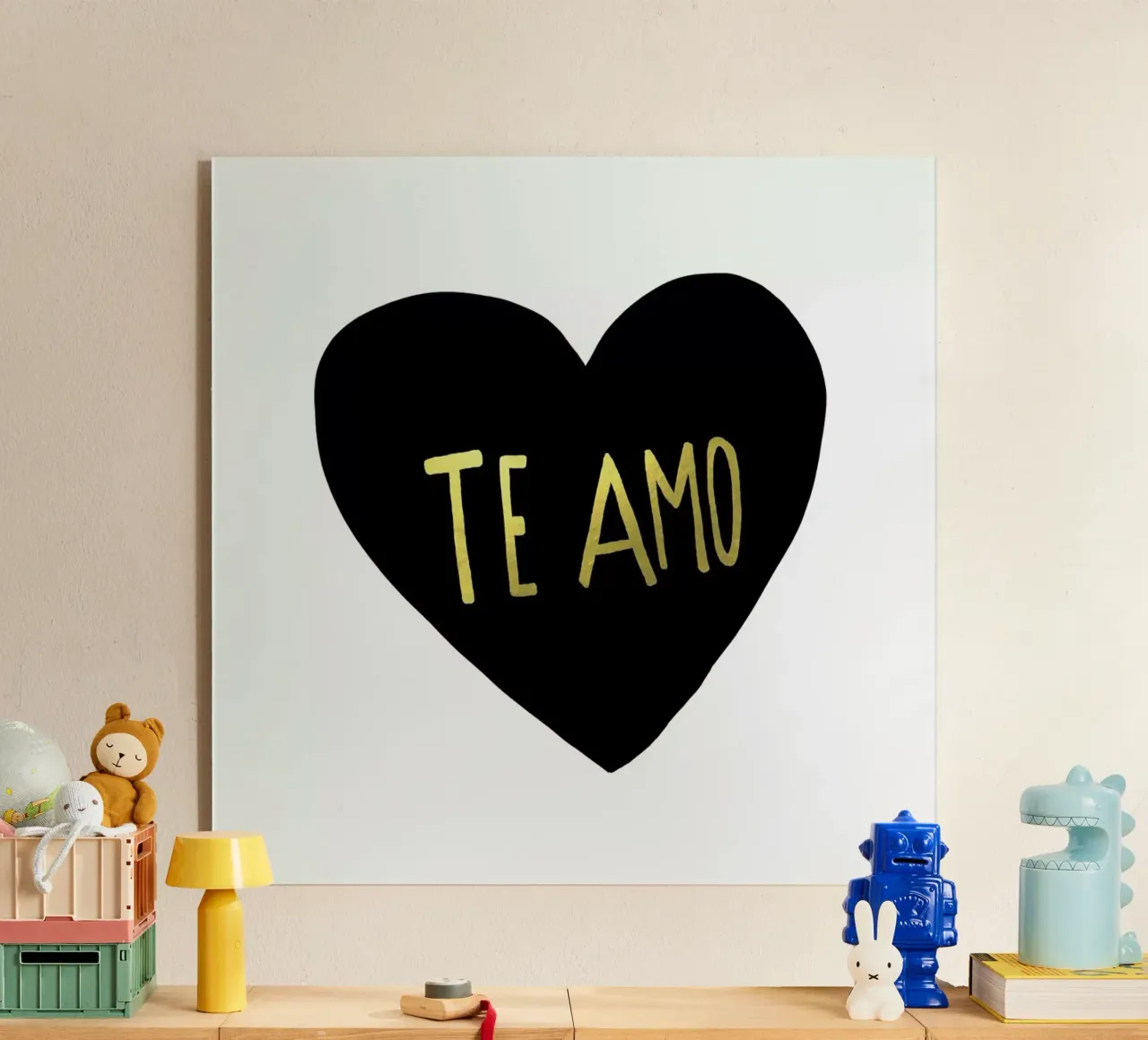 Te amo plexiglass da Leah Flores