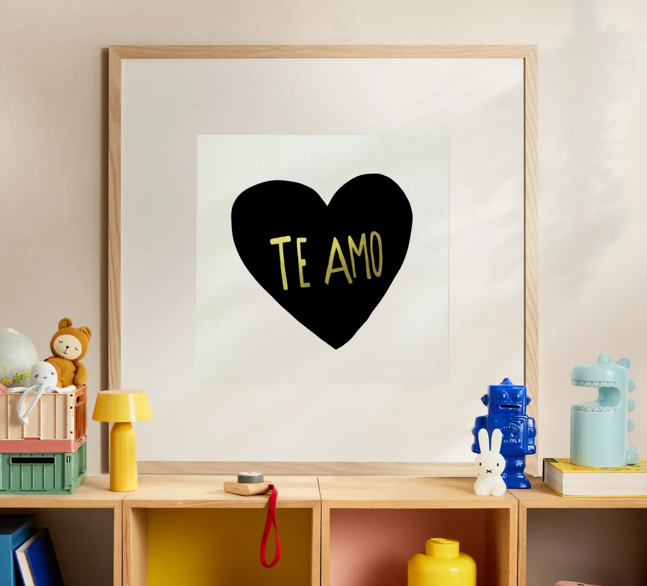 Te amo poster da Leah Flores