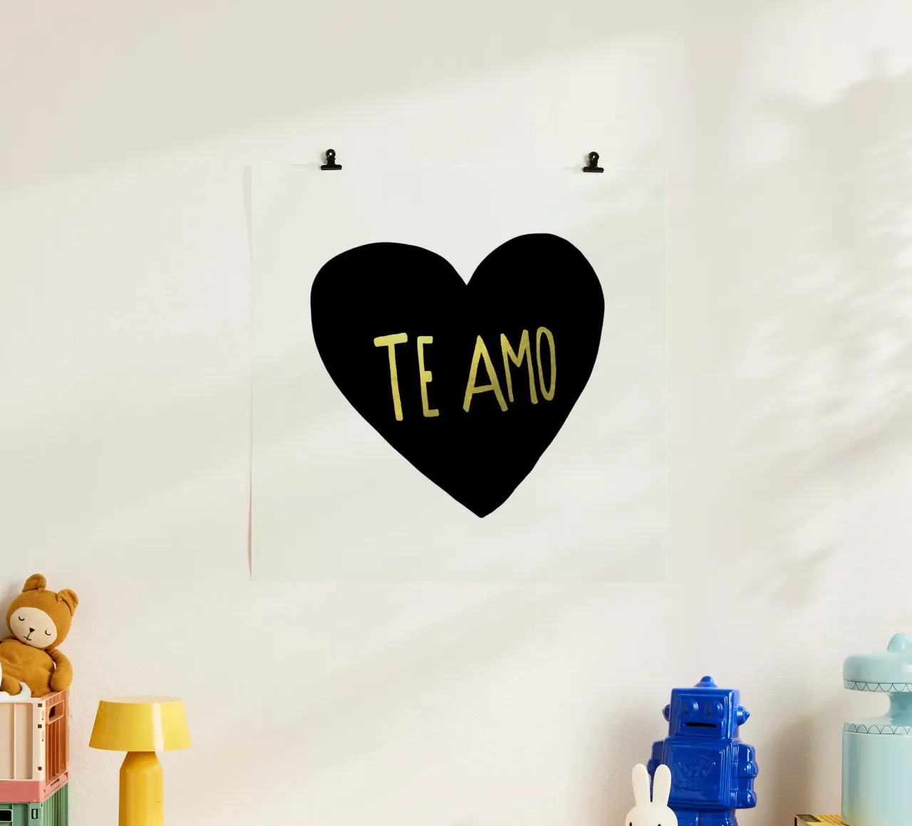 Te amo poster da Leah Flores