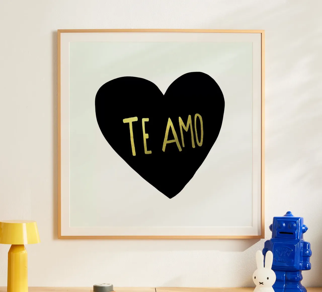 Te amo poster da Leah Flores