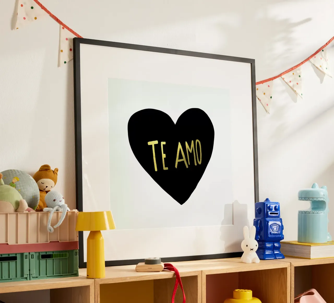 Te amo poster da Leah Flores