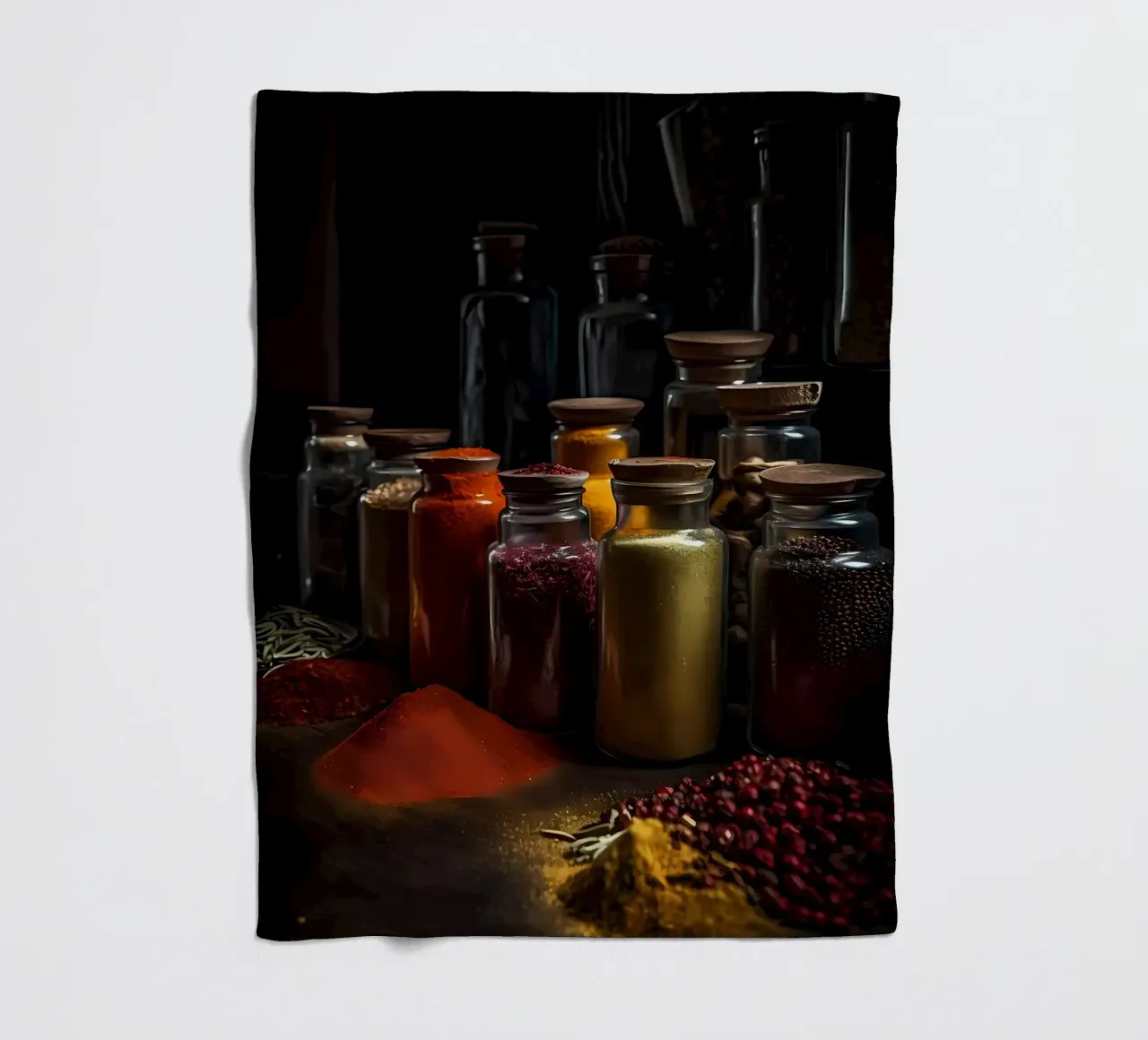 Spezie Cibo e cucina coperta in pile da Mikesell