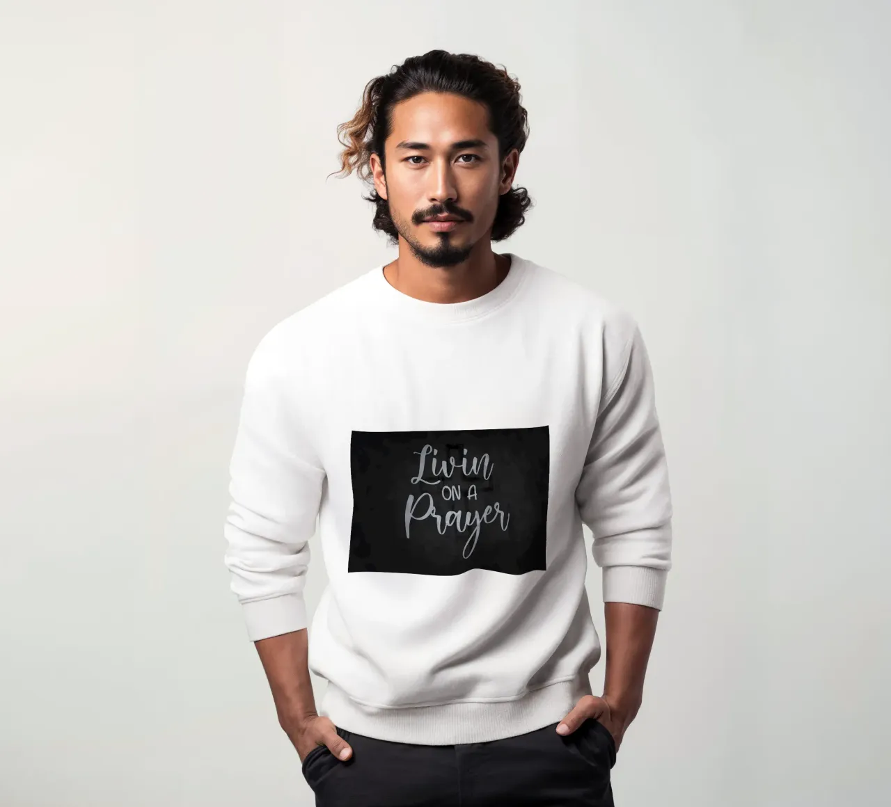 Livin On A Prayer Sweatshirt von Delaplane