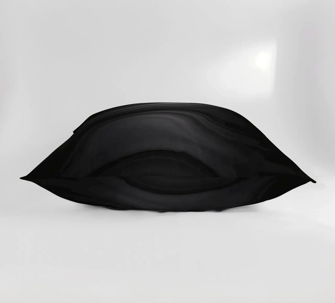 Elegant abstract black and gray swirls decorative cushion by DesignDoodle