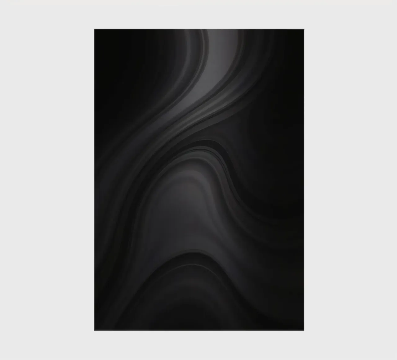 Elegant abstract black and gray swirls notebook by DesignDoodle
