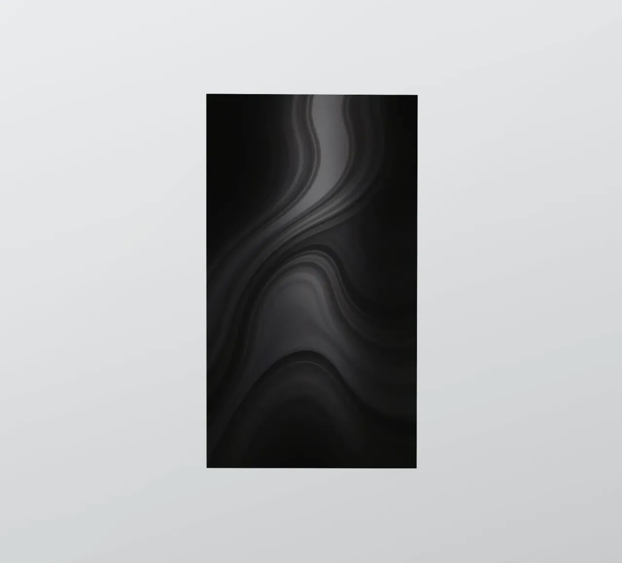 Elegante abstrakte schwarze und graue Wirbel Sticker von DesignDoodle