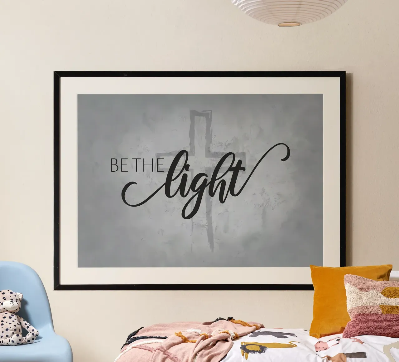 Sii la luce di Cristo poster da Delaplane