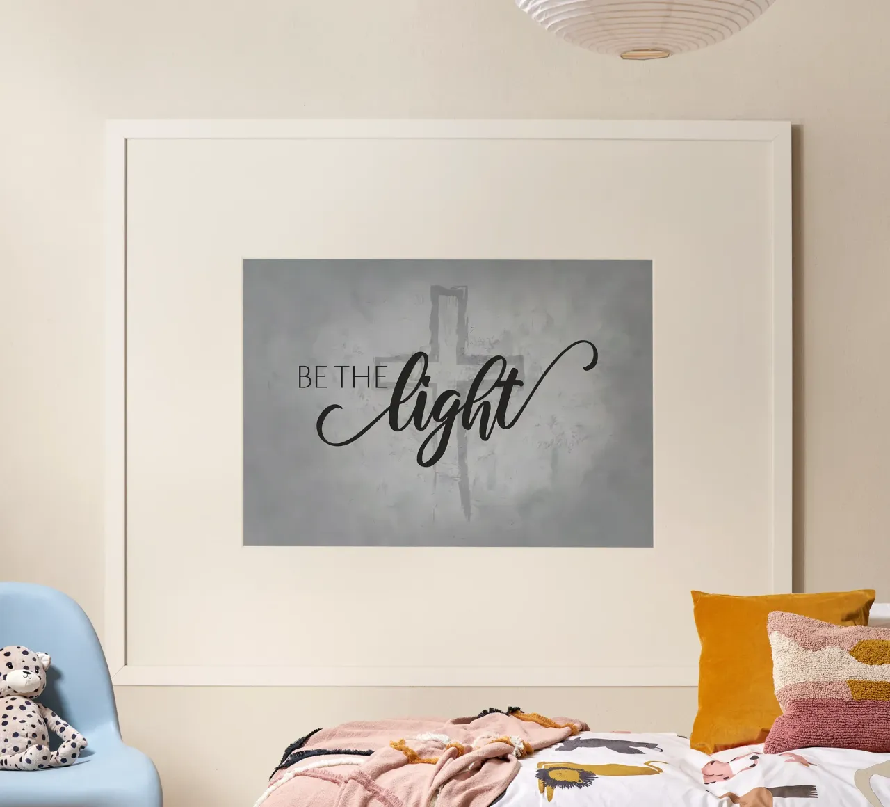Sii la luce di Cristo poster da Delaplane