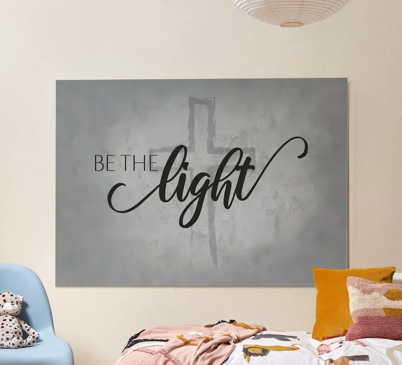 Sii la luce di Cristo poster da Delaplane