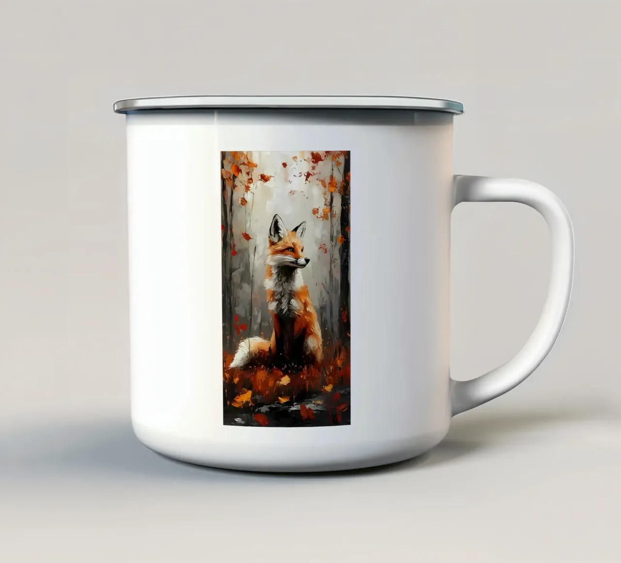 Poster minimalista 263 tazza in smalto da Kadynce