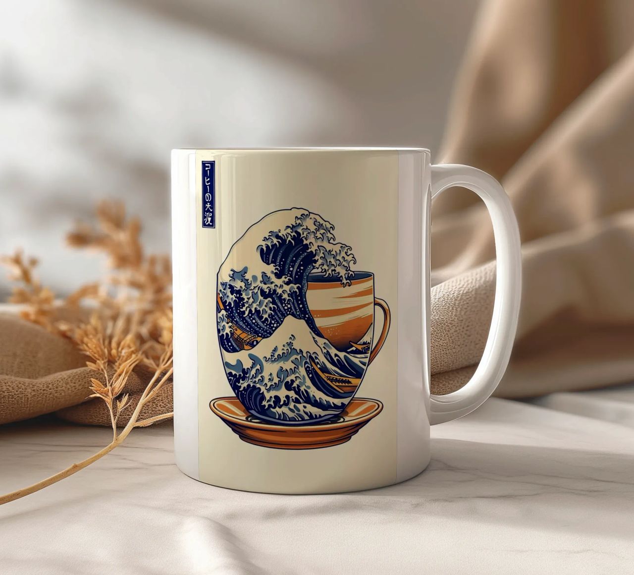 Uccello fenice mistico tazza in ceramica da Ruth