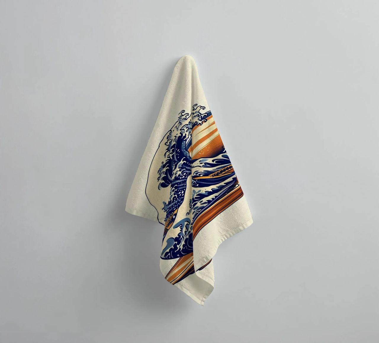 Mystical Phoenix Bird towel by Ruth