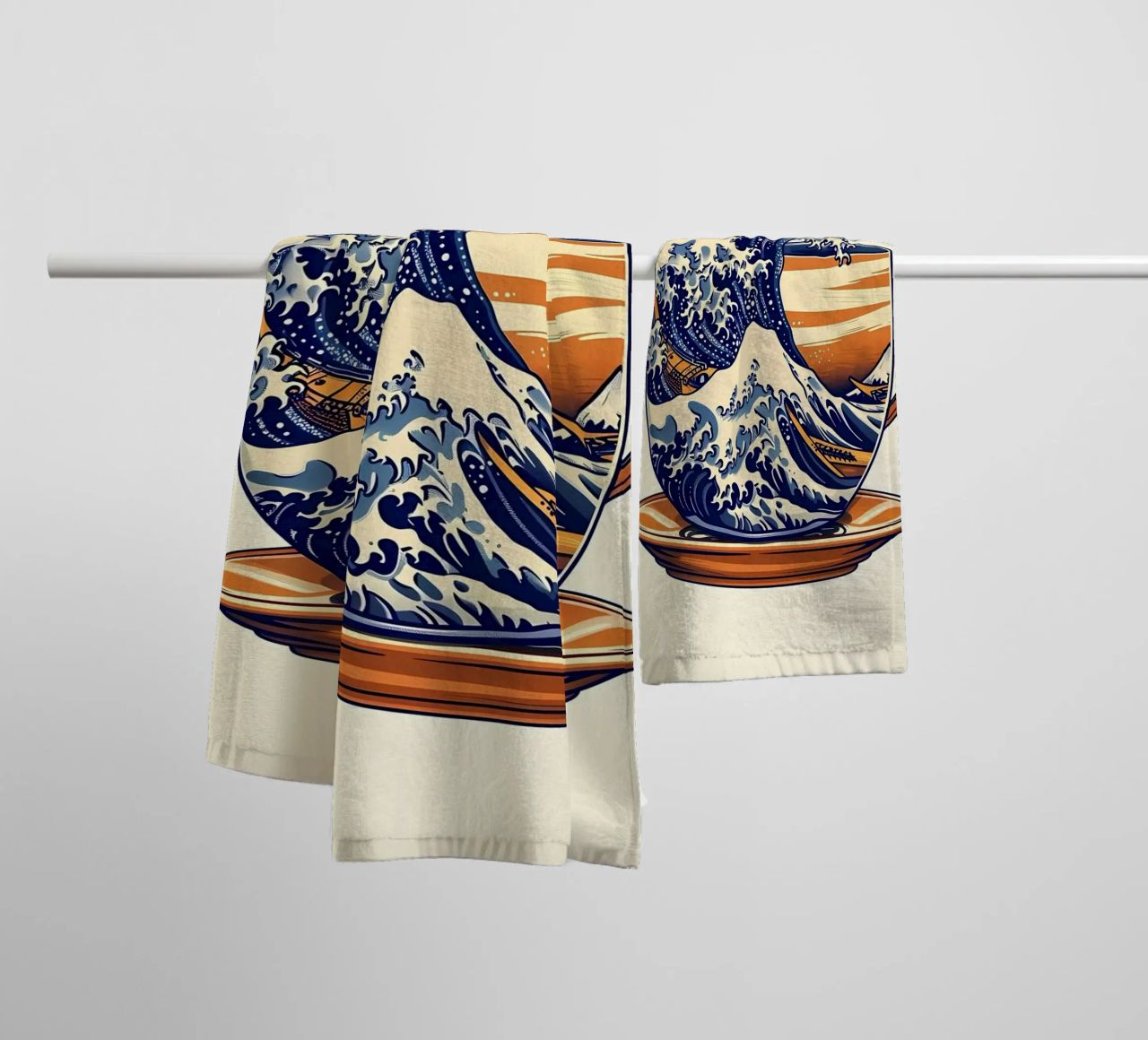 Mystical Phoenix Bird towel by Ruth
