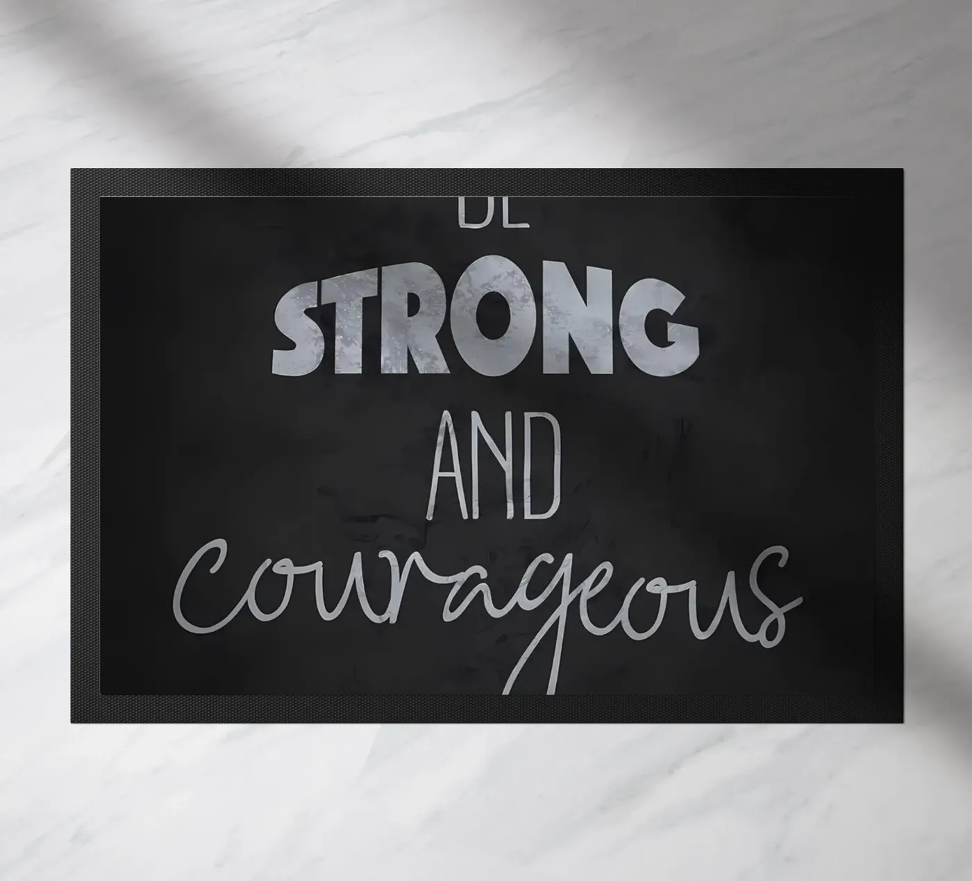 Siate forti e coraggiosi zerbino da Delaplane