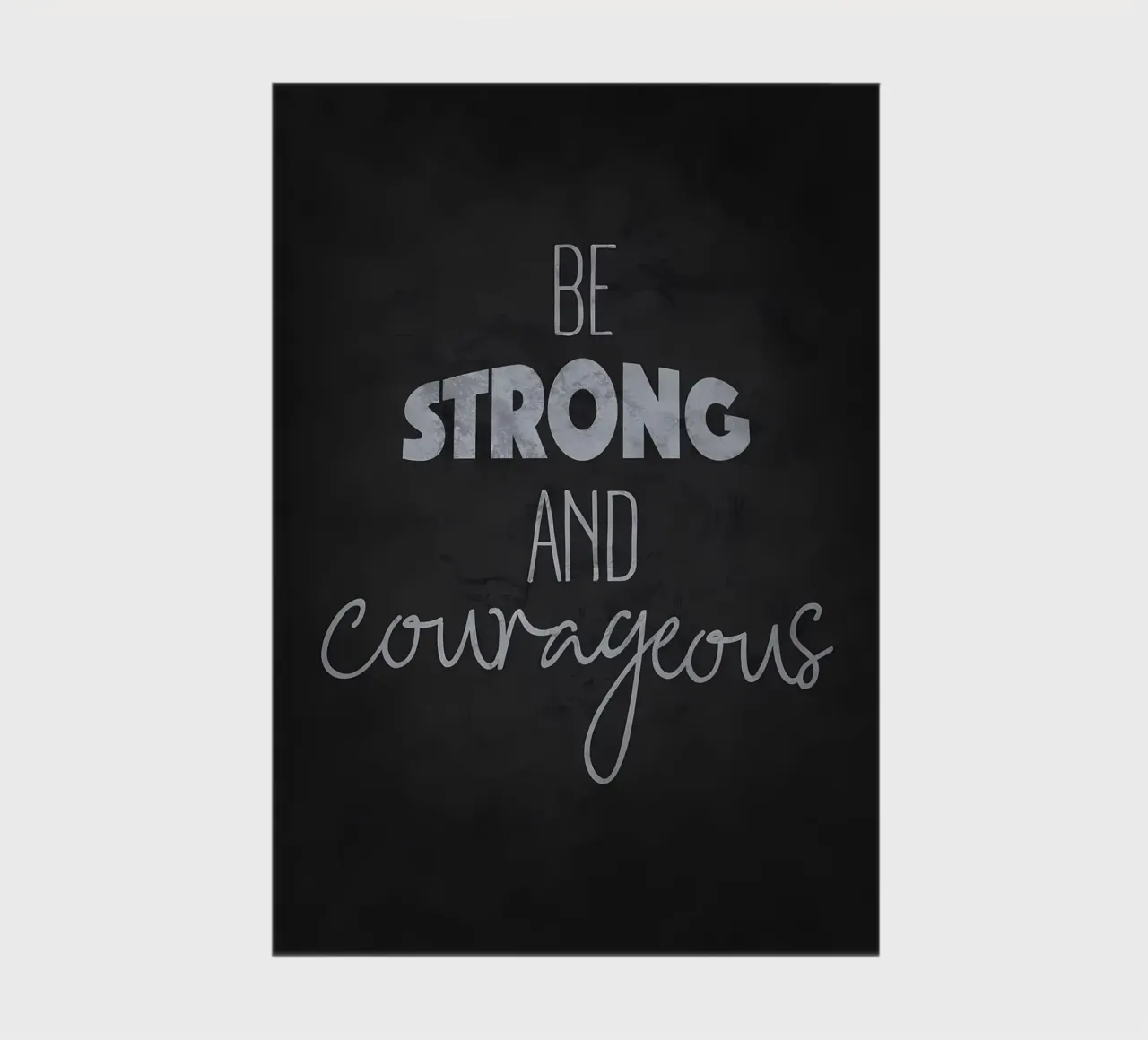 Be Strong and Courageous notebook by Delaplane