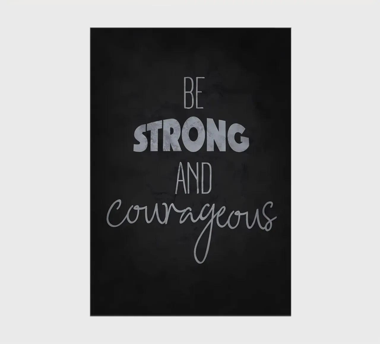 Be Strong and Courageous notebook by Delaplane