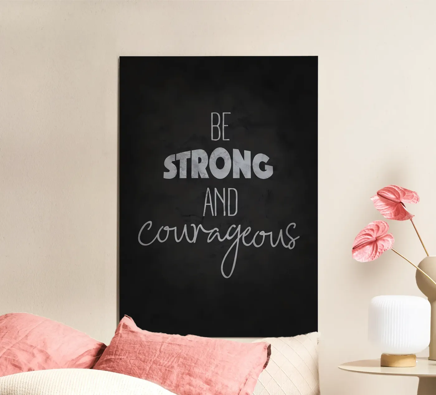 Siate forti e coraggiosi poster da Delaplane