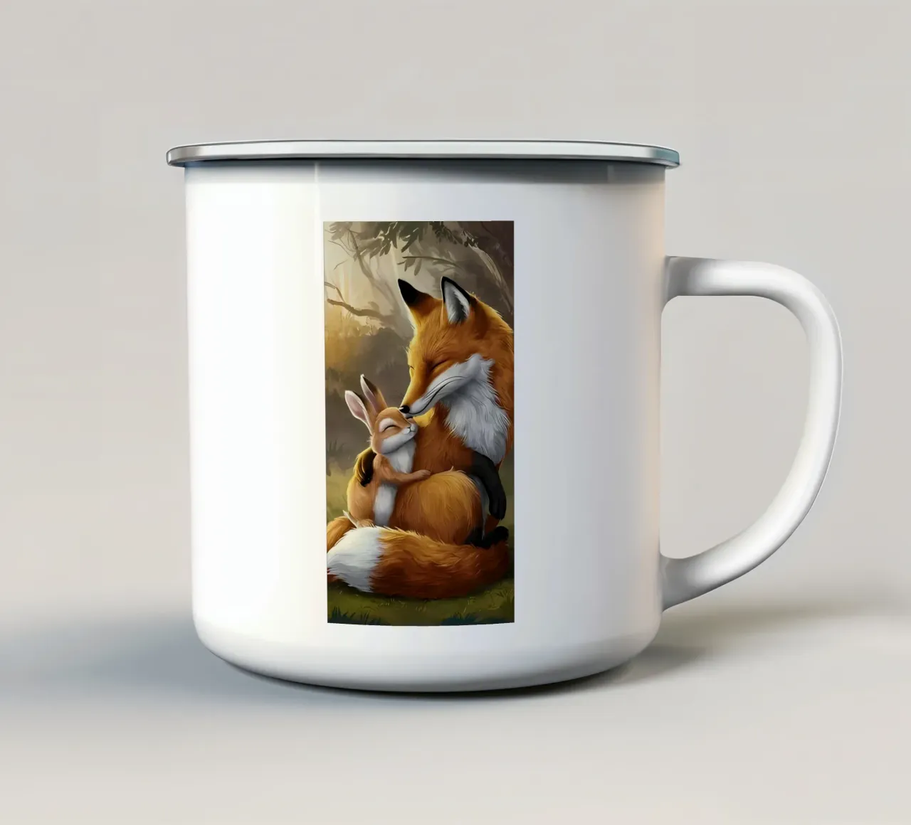 Poster minimalista 264 tazza in smalto da Kadynce