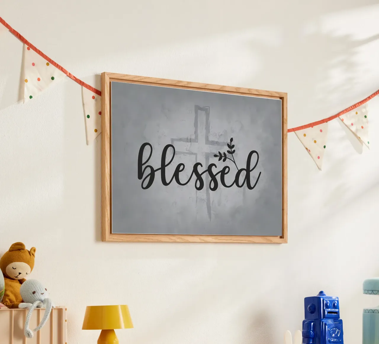 Blessed acrylic glass by Delaplane