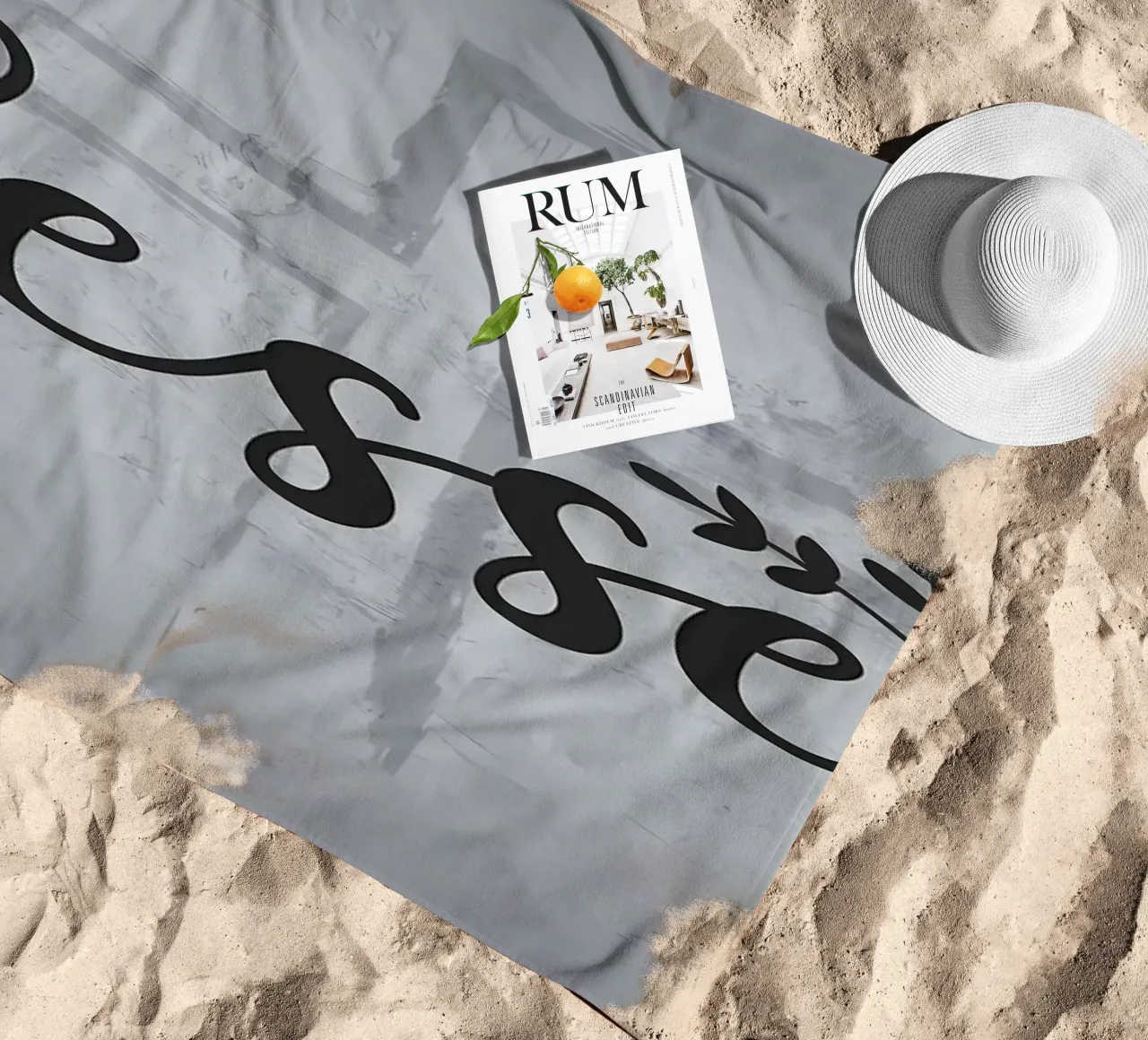 Blessed beach towel by Delaplane