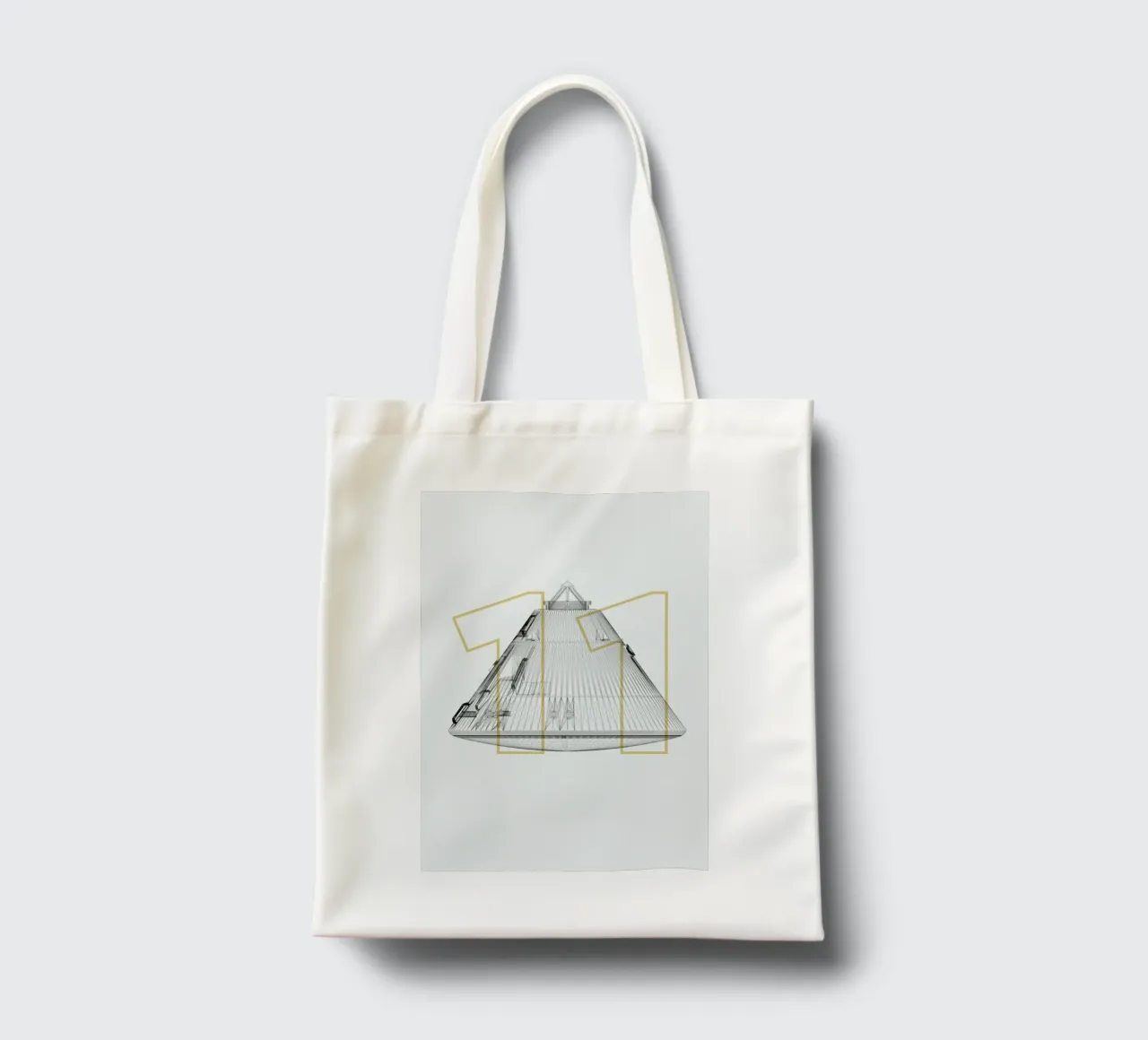 Apollo 11 1 borsa in juta da Marc Schulthess