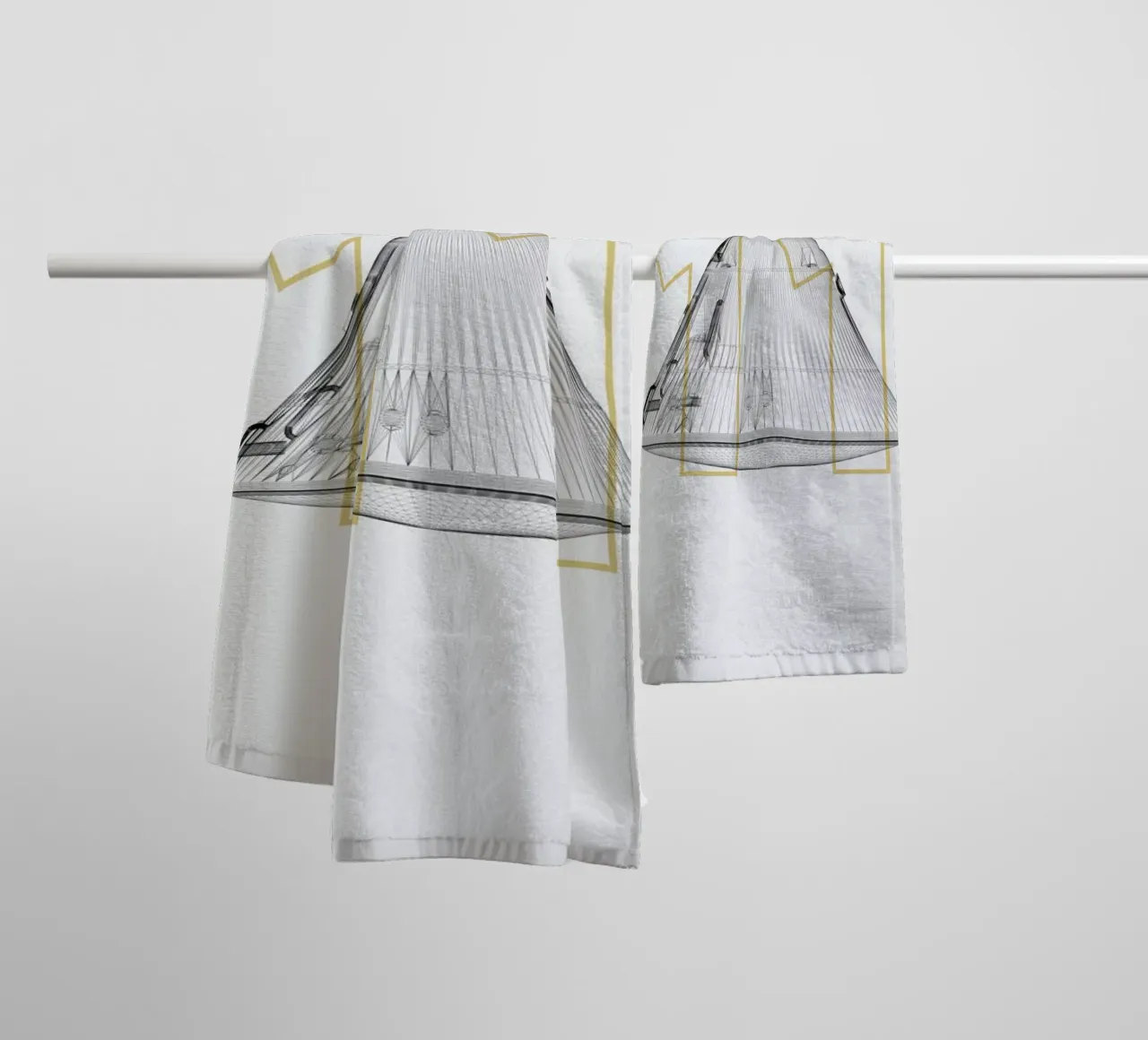 Apollo 11 1 asciugamano da bagno da Marc Schulthess
