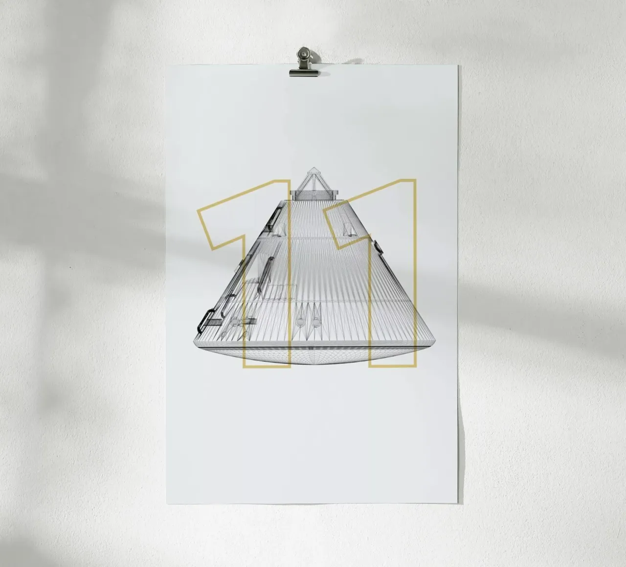 Apollo 11 1 carta hahnemühle da Marc Schulthess