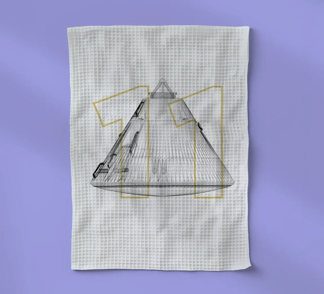 Apollo 11 1 canovaccio da cucina da Marc Schulthess