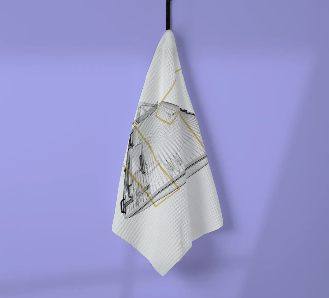 Apollo 11 1 canovaccio da cucina da Marc Schulthess